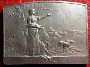 Grandhomme Art Nouveau Agriculture DORDOGNE ��̊󏭂ȋ⃁�b�L���_��