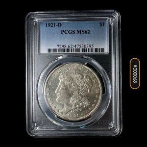 1921-D K - 1h - _[Np[vg[ - PCGS MS62 - #68