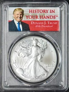 2021�N �A�����J�� �V���o�[ �C�[�O�� T2 PCGS MS70 �t�@�[�X�g�X�g���C�N �h�i���h�E�g�����v ?COINGIANTS?