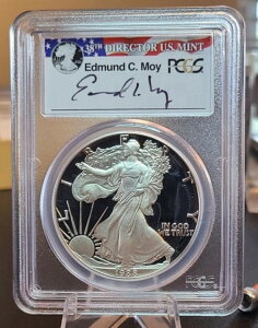 1988�N S�v���[�t �V���o�[�C�[�O�� PCGS PR69 DCAM �G�h�}���h�E���C���M�T�C����������x��