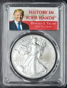 2021�N �A�����J�� �V���o�[ �C�[�O�� T2 PCGS MS70 �t�@�[�X�g�X�g���C�N �h�i���h�E�g�����v ?COINGIANTS?