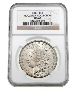 1887N KE_[ 1h NGC MS-63 }N[ERNV