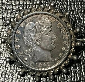 ���B���e�[�W AU/UNC �ڍ� 1892 P �o�[�o�[ �V���o�[ �N�H�[�^�[ �R�C�� �W���G���[ /PIN-AGT444