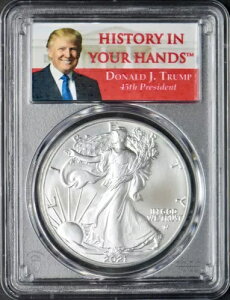 2021�N �A�����J�� �V���o�[ �C�[�O�� T2 PCGS MS70 �t�@�[�X�g�X�g���C�N �h�i���h�E�g�����v ?COINGIANTS?