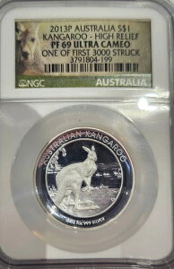 2013 1h I[XgA JK[ NGC PF69 Vo[ nC[t Loc16