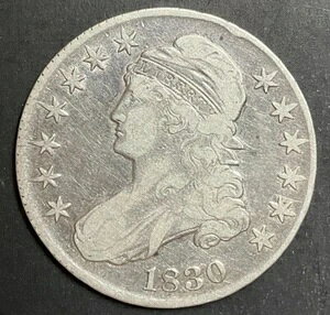 1830�N �t�����o�e�B �L���b�v�h ���� �n�[�t�h�� 50�Z���g �󏭃G�X�e�[�g�R���N�V���� b706