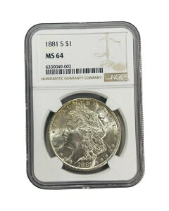 1881N S [K Vo[ h NGC MS64 TtVXR UNC