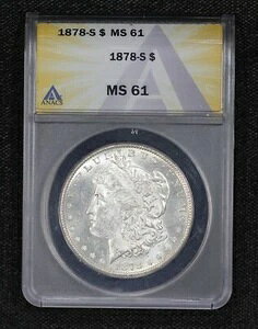 1878-S �����K���E�_���[ ANACS MS-61 2Q9S