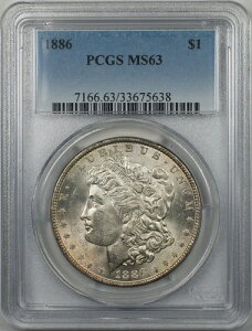 1886N K 1hd PCGS MS-63 (6)
