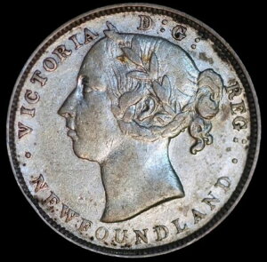 �j���[�t�@���h�����h 20�Z���g 1890�N �r�N�g���A���� KM#4 ��� @44