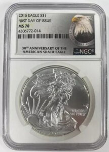 2016N 1h AJC[O MS-70 FDOI 30NLO