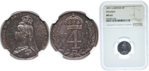 CMX 1891N 4yX  925 NGC MS 62