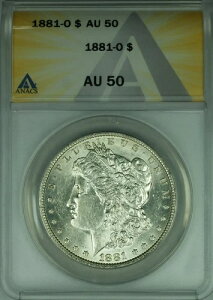 1881-O K 1hd ANACS AU-50 x^[RC (26)