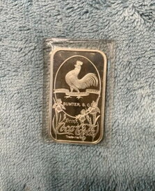 1978年 コカ・コーラ サムター サウスカロライナ ワールドワイドミント 1オンス .999 シルバーバー