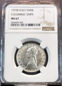 1993N C^A Vo[ 500 S500L RuXD NGC MS 67 A gbv|bv 1