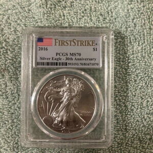 2016N 30NLO 1IX Vo[ AJC[O 1h PCGS MS 70 t@[XgXgCN