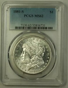 1881-S čK 1hd PCGS MS-62 (ǍD) (E) 9