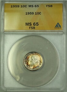 1959N Vo[ [Yxg _C 10Zg ANACS MS 65 FSB g[