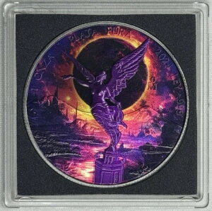 2024年 メキシコ リベルタッド 失われたユートピアの地 - 1オンス シルバーメタリックカラーコイン