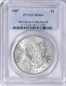 1887N K PCGS MS-64 }N[RNV II yfBO[zCgRC
