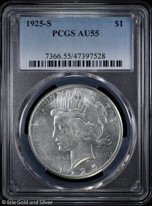 1925-S 1ha PCGS AU 55