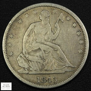 1845�N O ���Ȏ��R�̏��_�� �V���o�[�n�[�t�h�� 50�Z���g - �N���[�j���O�ς�