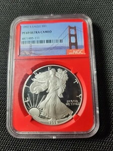 1992N S $1 AJ Vo[ C[O 1IX NGC PF 69 Eg JI - bh RA