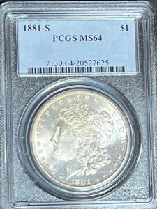 1881N S [K S$ ~ PCGS JvZ ~ F MS64 ~ 90% Vo[ ~ čRN^[RC