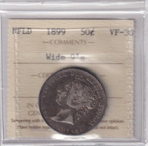 �j���[�t�@���h�����h 1899�N 50�Z���g��� ���C�h9�C���` ICCS�F�� VF-30 �r�N�g���A��