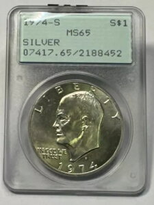 1974-S AC[n[ _[ 1h - PCGS MS65 - OGH O[ g[ z_[