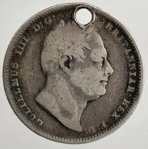 1834年 ウィリアム4世 6ペンス銀貨 | コレクターズグレード | a5597