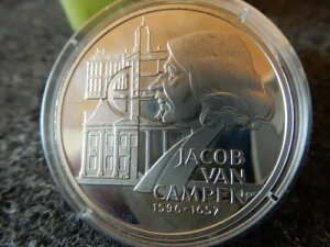 �I�����_ 25 ECU 1996 �V���o�[ - Jacob van Campen 1596-1657 (��� + ���z��)-