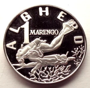 C^A ALGHERO 1 MARENGO 1998 UNC Vo[ v[tAR~[ g[NݕAA HH8.4