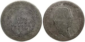 ���h�C�c - �v���C�Z�� 1/6�^�[���[ 1816�N - ��0.520�A5.345g�A���a25mm Km#385