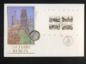 S3-159-22)) �h�C�c�A�M���a�� numis letter 750�N �x������ 10 DM 1987�N ���