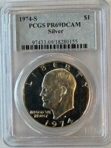 1974-S AC[n[ 1h PCGS PR69DCAM - fB[vJI - 