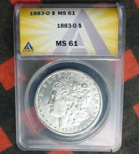 AJ 1883 O ANACS MS 61 K݁AAJO  1h