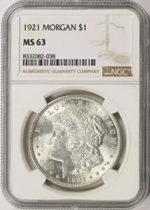 1921N 1h KE_[ NGC MS63