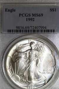 1992N AJ 1h C[O 1IX x999 O[h PCGS MS69 (72407994)