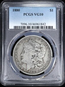 1880-P 1�h�� �����K����� PCGS VG 10