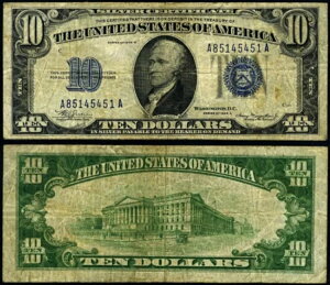 FR. 1702 M $10 1934-A ��ݏؖ��� �~���[�� A-A �u���b�N VF - �}�C�N�� #404 BP