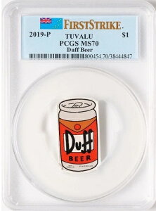 2019�N �U�E�V���v�\���Y �_�t�r�[�� �c�o�� 1�I���X ���� $1 0.9999 �R�C���AFS PCGS MS70