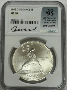 1992N D IsbN NGC MS-68 N95 - WFtEMbg - 100 Greatest Coins