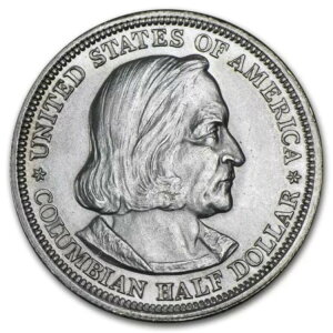 1893年コロンビア万博ハーフドル BU