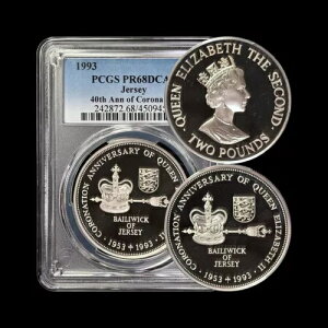 W[W[B1993NA2|hA - PCGS PR68 - QEIIAՊA40NLO