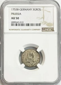 1753�N B ��� �h�C�c �v���C�Z�� �O���b�V���[ �t���[�h���q2�� �R�C�� NGC �� UNC 50