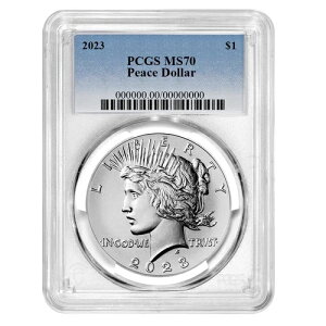 2023�N 1�h�� �s�[�X��� PCGS MS70 �u���[���x��