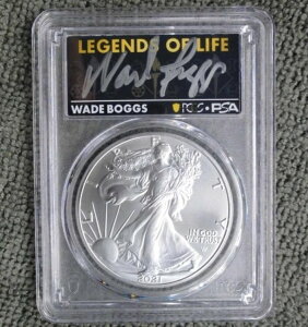 2021�N PCGS MS 70 �^�C�v2 �V���o�[�C�[�O���h���A�싅�E�̃��W�F���h�A�E�F�C�h�E�{�b�O�X�̃T�C������