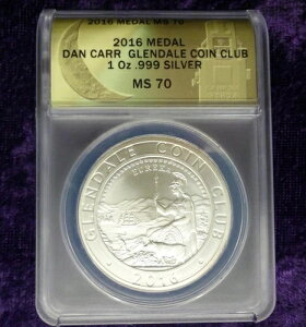 2016 ANACS MS70 �_���E�J�[ �O�����f�[���E�R�C���E�N���u ���[���J 1�I���X �V���o�[���_���A�|�b�v10 PROM