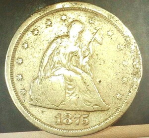 1875-S  20Zgd ʕi TtVXR G-VG Inv#6011-3322